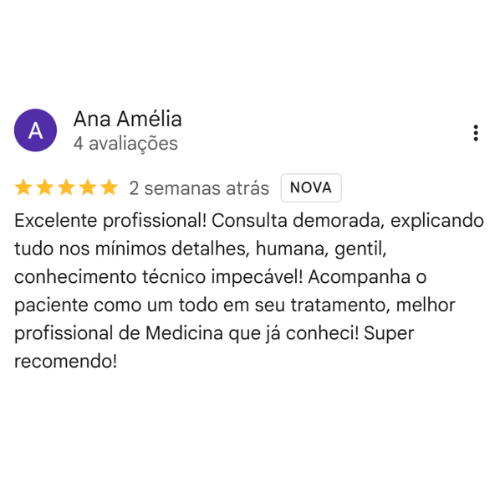 Depoimento Google Dra. Julia Uchoa